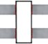Sonance - R1/R1SUR FLEX BRACKET - Flex Bracket for Reference R1/R1SUR Speaker (Each) - Black