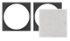 Sonance - VPXT8SQ SQUARE ADAPTER WITH GRILLE - Visual Performance Extreme 8" Large Square Adapter (Pair) - Paintable White