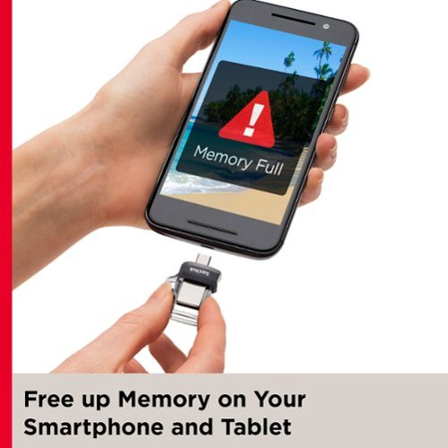 SANDISK - Ultra 256GB USB 3.0, Micro USB Flash Drive - Gray / Transparent