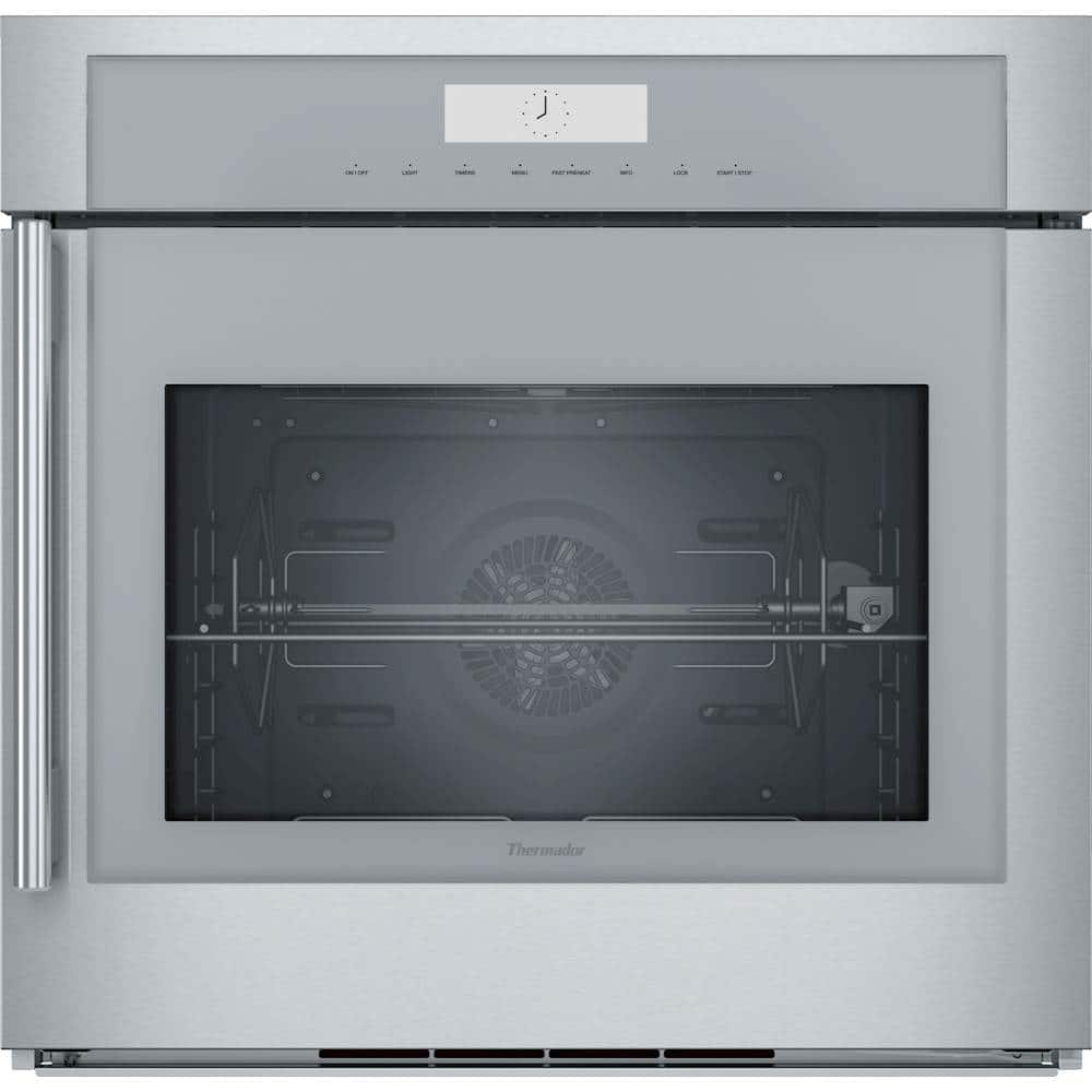 Thermador - Masterpiece Series 30" 4.5 Cu. Ft. Built-In Single Electric Smart Wall Oven with True Convection - Stainless Steel
