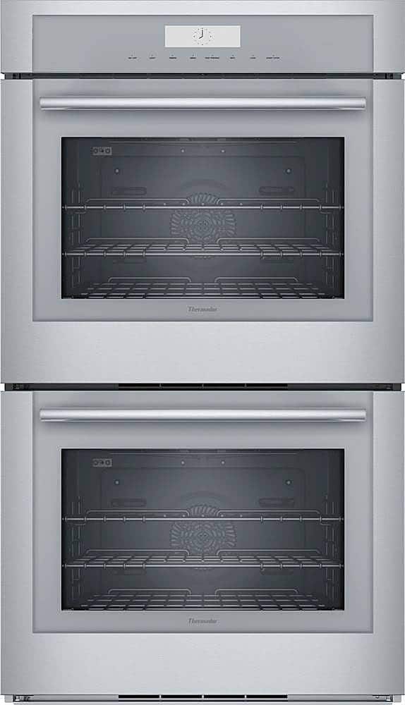 Thermador - Masterpiece Series 30" Built-In Double Electric Smart Wall Oven with True Convection - Stainless Steel