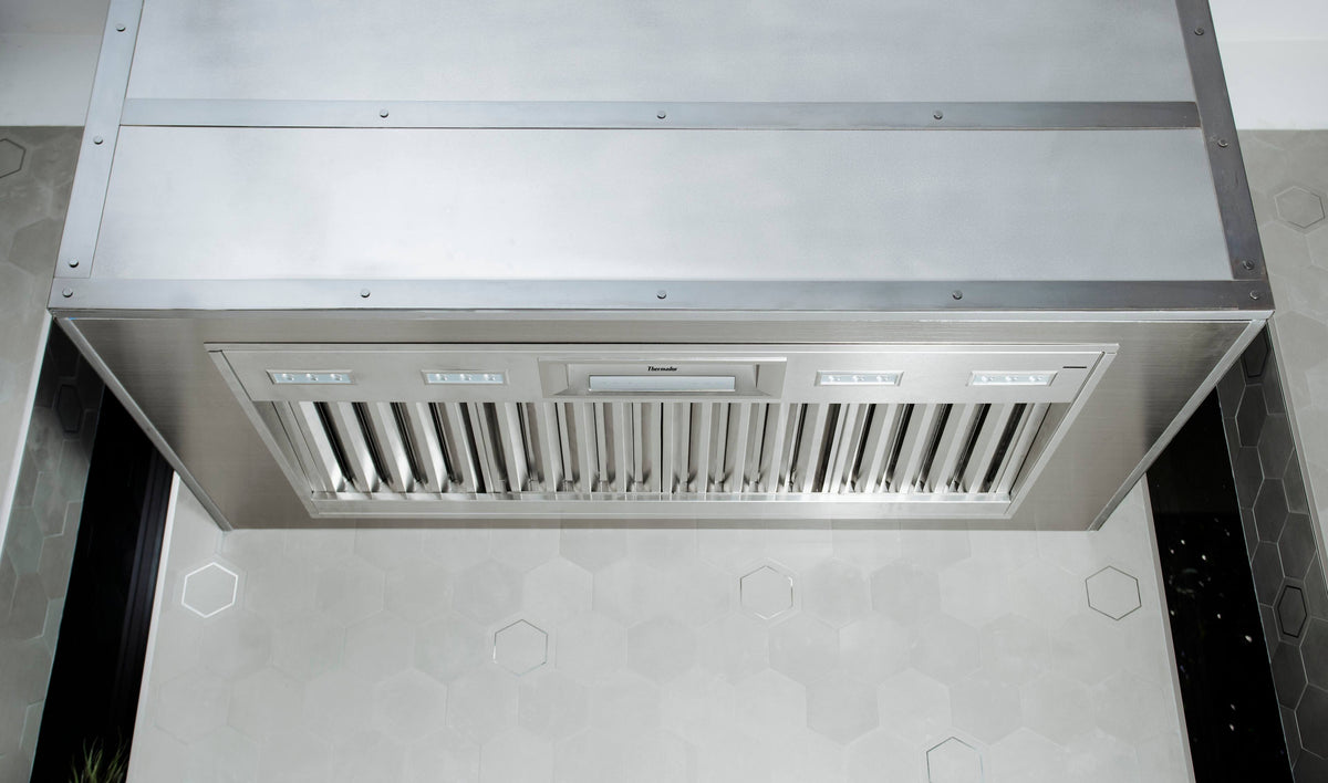 Thermador Professional - 58 inches - Externally Vented - Range Hood Insert - Stainless Steel