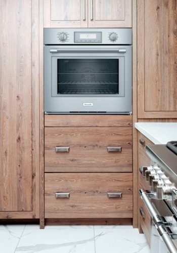 Thermador - Professional Series 30" 4.5 Cu. Ft. Built-In Single Electric Smart Wall Oven with True Convection - Stainless Steel