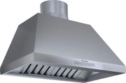 Thermador Professional - 36 inches - Externally Vented - Wall Range Hood - Stainless Steel