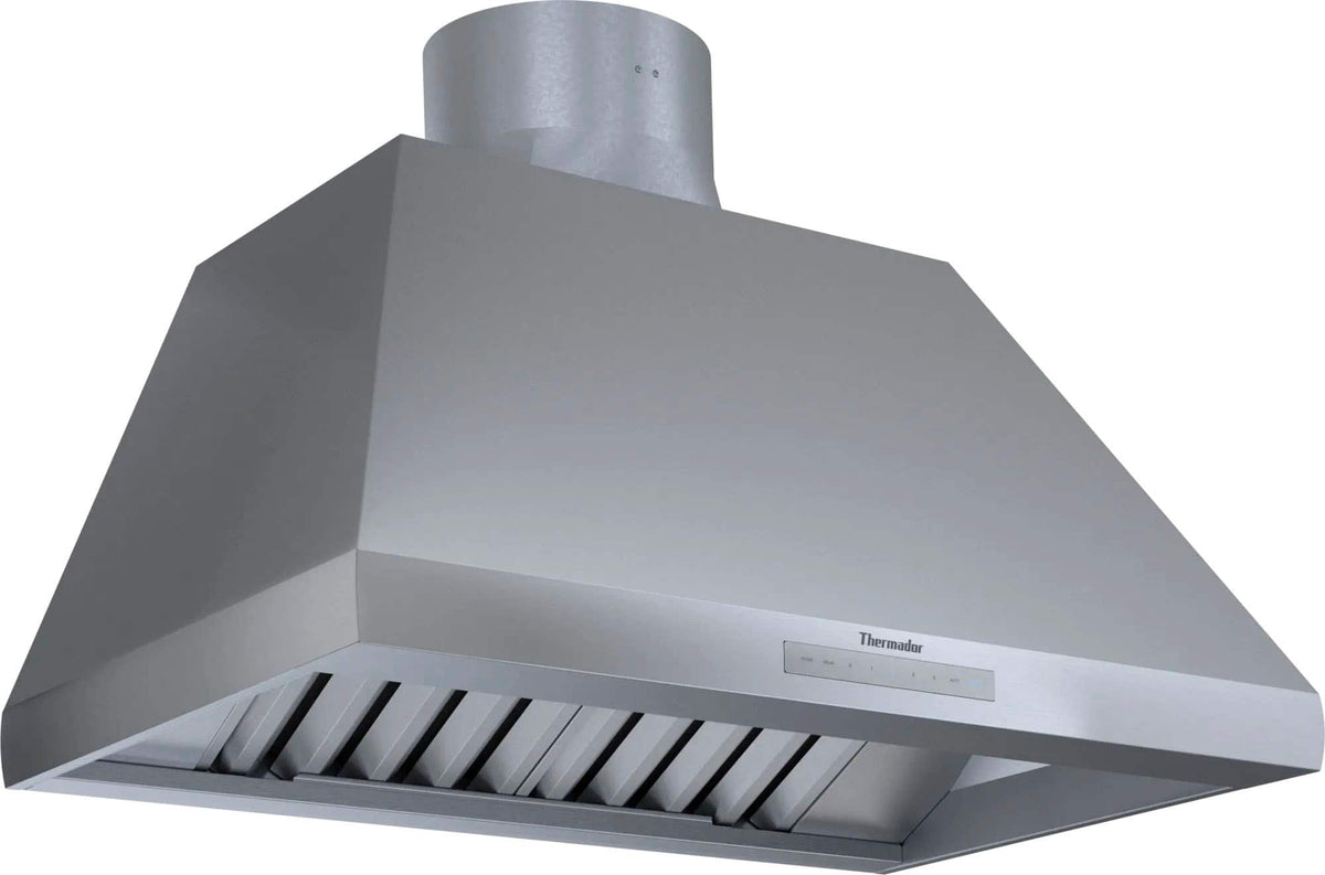 Thermador Professional - 36 inches - Externally Vented - Wall Range Hood - Stainless Steel