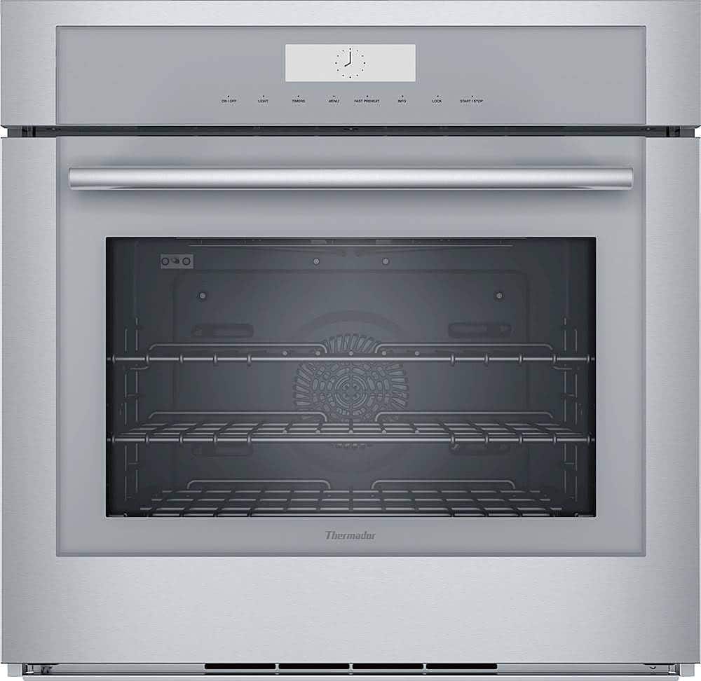 Thermador - Masterpiece Series 30" 4.5 Cu. Ft. Built-In Single Electric Smart Wall Oven with True Convection - Stainless Steel
