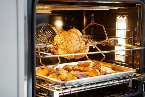 Thermador - Masterpiece Series 30" Built-In Double Electric Smart Wall Oven with True Convection, Left-Swing Door - Stainless Steel