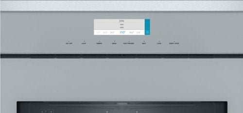 Thermador - Masterpiece Series 30" 4.5 Cu. Ft. Built-In Single Electric Smart Wall Oven with True Convection, Left-Swing Door - Stainless Steel