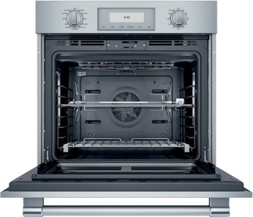 Thermador - Professional Series 30" 4.5 Cu. Ft. Built-In Single Electric Smart Wall Oven with True Convection - Stainless Steel