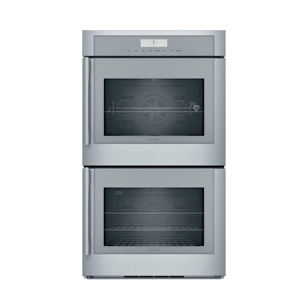 Thermador - Masterpiece Series 30" Built-In Double Electric Smart Wall Oven with True Convection, Right-Swing Door - Stainless Steel