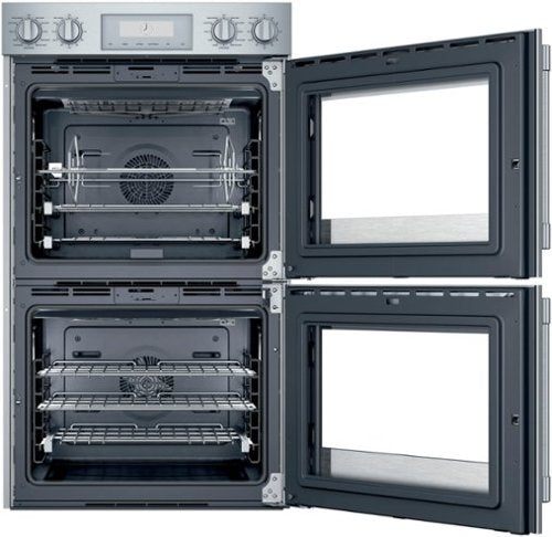 Thermador - Professional Series 30" Built-In Double Electric Smart Wall Oven with True Convection - Stainless Steel