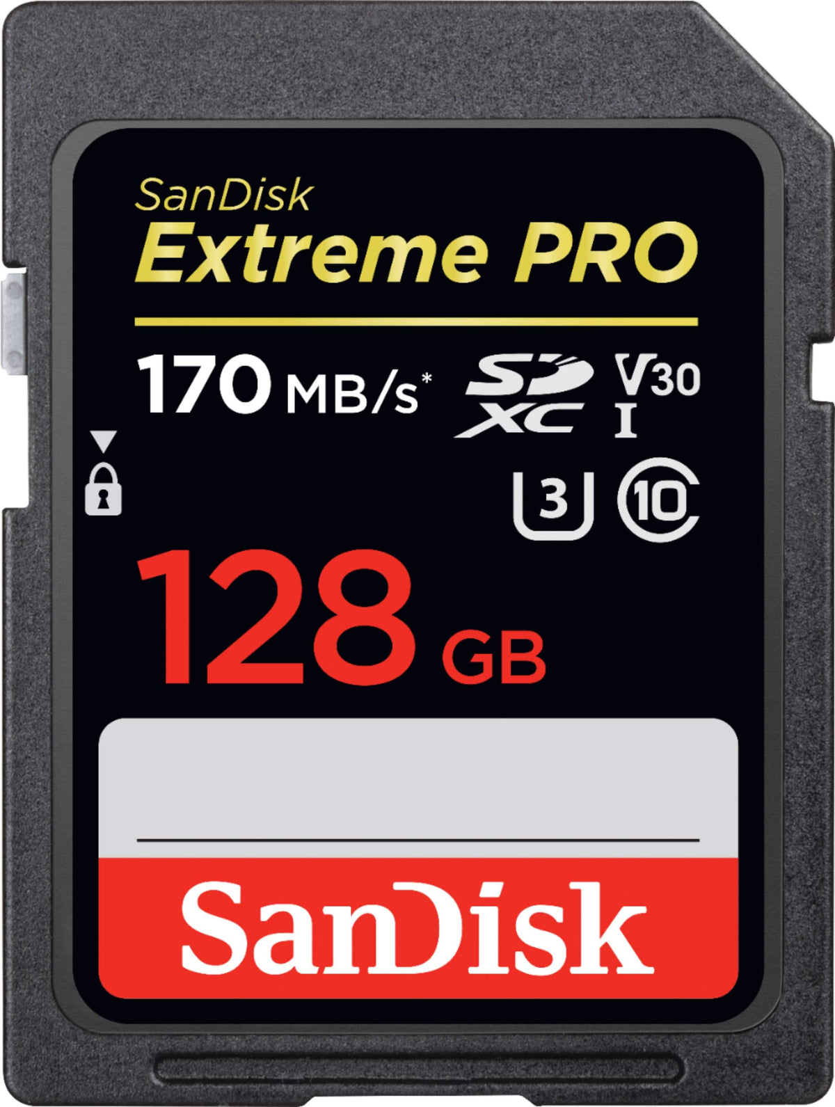 SANDISK - Extreme PRO 128GB SDXC UHS-I Memory Card
