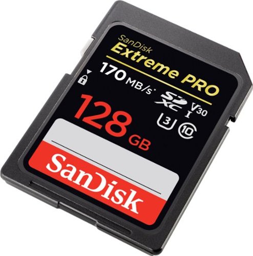 SANDISK - Extreme PRO 128GB SDXC UHS-I Memory Card