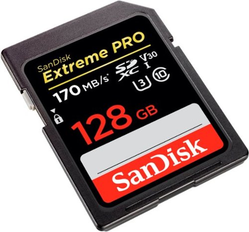 SANDISK - Extreme PRO 128GB SDXC UHS-I Memory Card