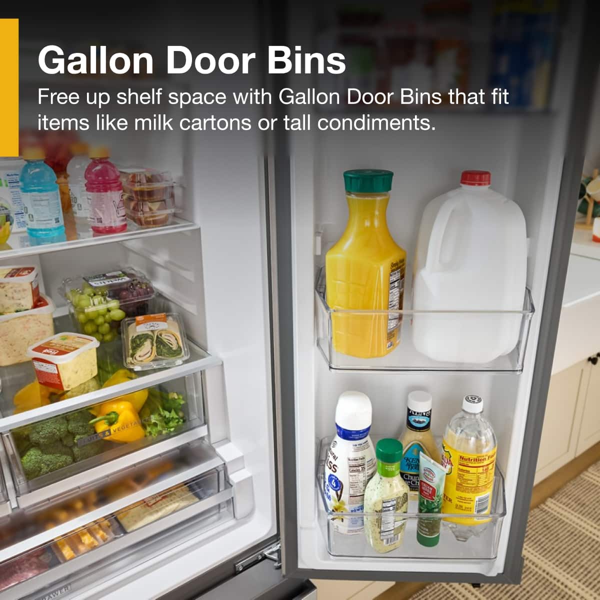 Whirlpool - 36 in. Wide 30 cu. ft. French Door Refrigerator with Dual Ice Makers - Fingerprint-Resistant Stainless Finish