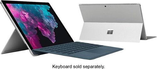Microsoft - Geek Squad Certified Refurbished Surface Pro 6 - 12.3" Touch-Screen - Intel Core i5 - 8GB Memory - 128GB SSD - Platinum