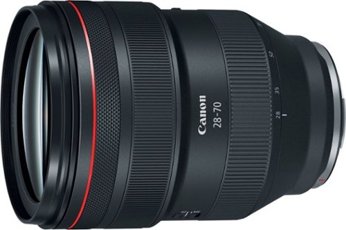 Canon - RF28-70mm F2 L USM Standard Zoom for EOS R-Series Cameras - Black