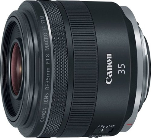Canon - RF35mm F1.8 Macro IS STM Macro Lens for EOS R-Series Cameras - Black