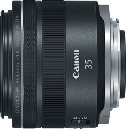 Canon - RF35mm F1.8 Macro IS STM Macro Lens for EOS R-Series Cameras - Black