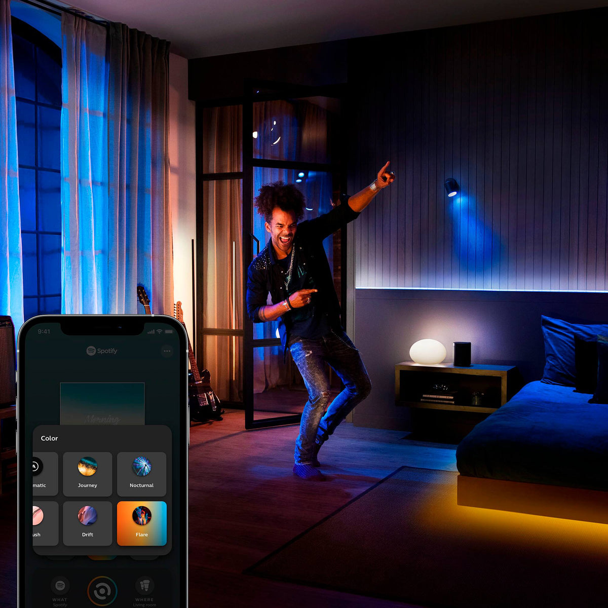 Philips - Hue Play White & Color Ambiance Smart LED Bar Light - Multicolor