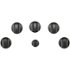 Café - Control Knob for Electric Cooktops - Brushed Black