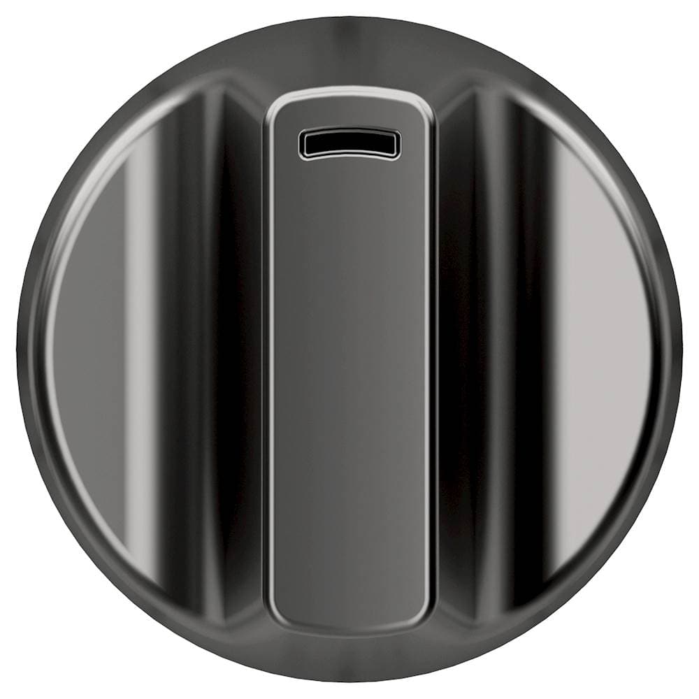 Café - Control Knob for Electric Cooktops - Brushed Black