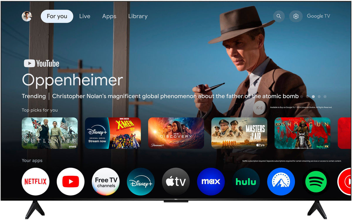 TCL - 75" Class QM5K Series 4K UHD HDR QD-Mini LED Smart TV with Google TV (2025)