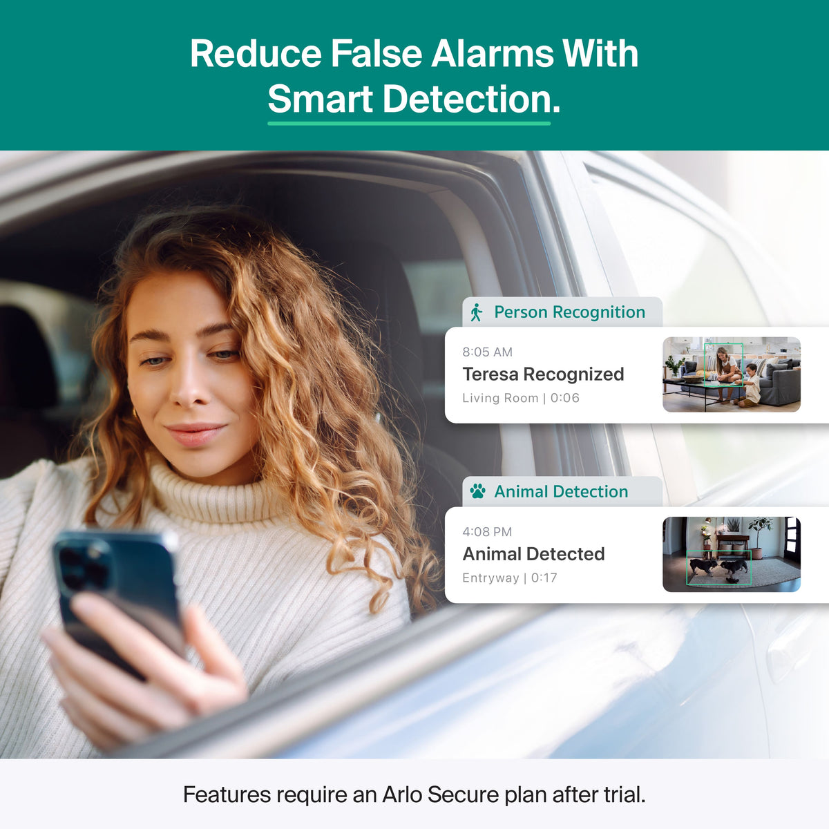 Arlo - Essential Indoor Security Camera 2K (3rd Gen, 2025 Release) - Wired Plug-In Powered, Automated Privacy Shield, 1-Cam - White