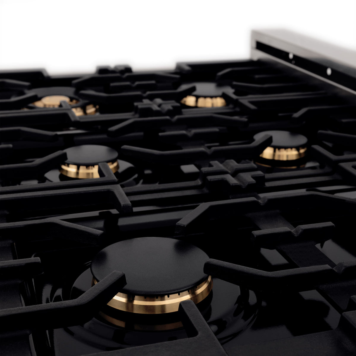 ZLINE - 36 in. Wide 6 Burner Autograph Legacy Dual Fuel Range in Satin Steel w/ White & Black Accents (RASZ-WM-36-MB) - Stainless Steel