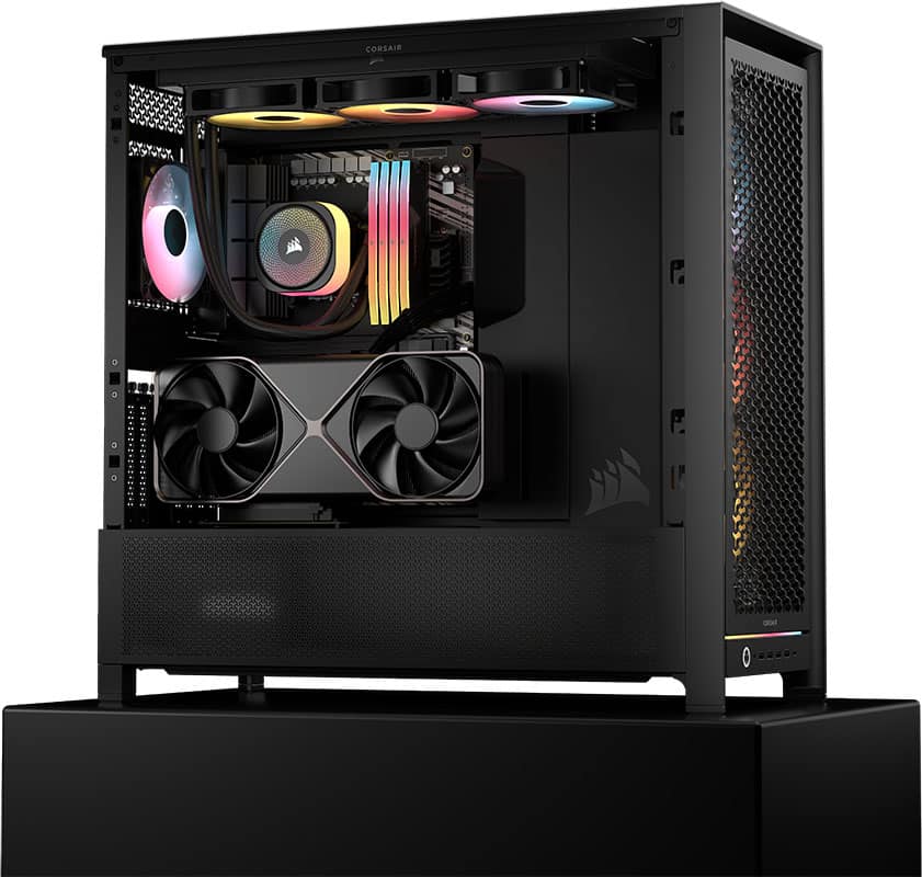 CORSAIR - 5000D RS ARGB Mid-Tower Modular PC Case - Black