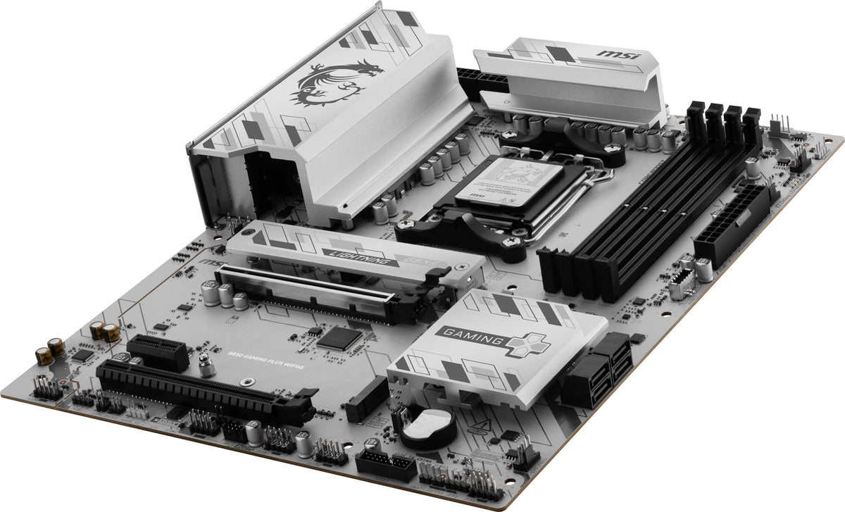 MSI - B850 GAMING PLUS WIFI6E (Socket AM5) AMD B850 ATX DDR5 Wi-Fi 6E Motherboard - Gray