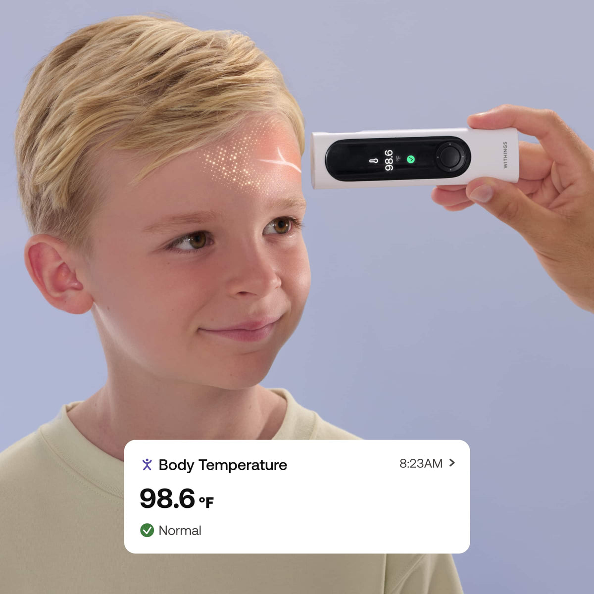 Withings - BeamO 3-in-1 Health MultiScan - Silver
