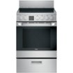 Haier - 24 in. Wide 4 Elements 2.9 Cu. Ft. Freestanding Electric Convection Range - Stainless Steel