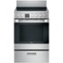 Haier - 24 in. Wide 4 Elements 2.9 Cu. Ft. Freestanding Electric Convection Range - Stainless Steel