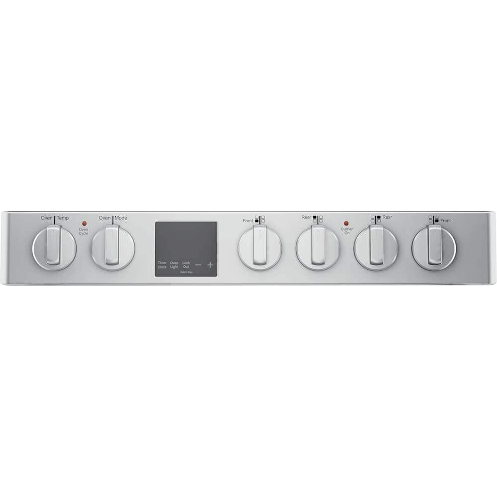 Haier - 24 in. Wide 4 Elements 2.9 Cu. Ft. Freestanding Electric Convection Range - Stainless Steel