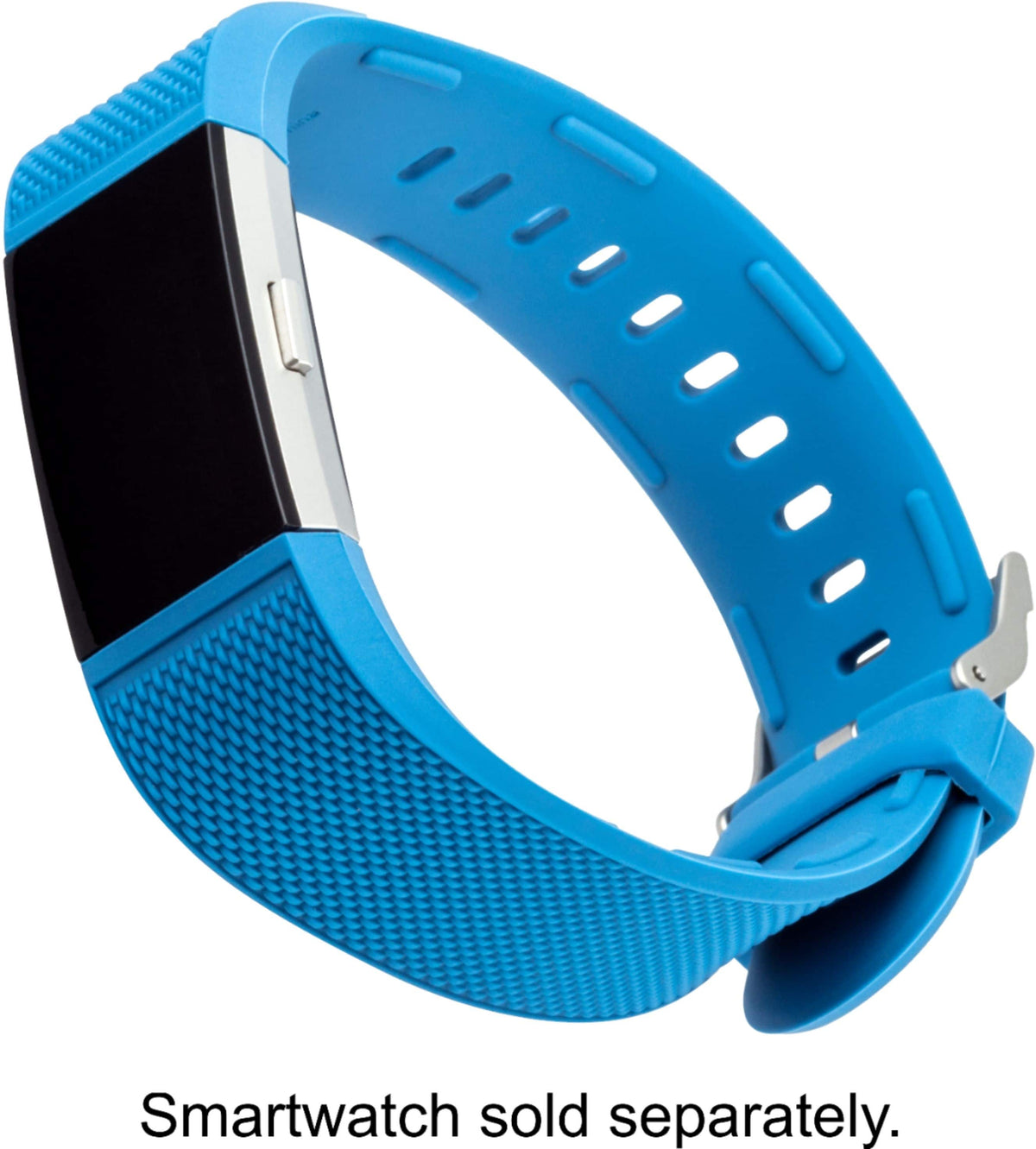 WITHit - Fitbit Charge 3 & Charge 4 Band Kit 2-Pack - Black/Gray/Blue