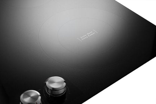 KitchenAid - 36 in. Wide 5 element Built-In Electric Cooktop with Knob Controls - Black