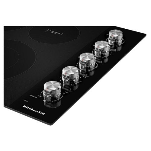 KitchenAid - 30 in. Wide 5 element Built-In Electric Cooktop - Black