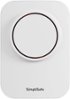 SimpliSafe - Wireless Auxiliary Siren - White