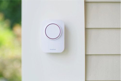 SimpliSafe - Wireless Auxiliary Siren - White