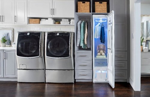 LG - Styler 18-in Wide Smart Steam Clothing Care System - White