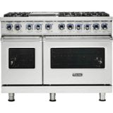 Viking - 48 in. Wide 6 Burner VGR Freestanding 7-Series Gas Range - Stainless Steel