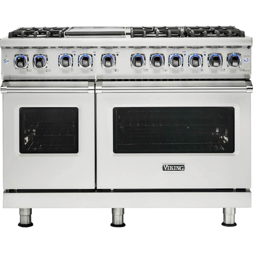 Viking - 48 in. Wide 6 Burner VGR Freestanding 7-Series Gas Range - Stainless Steel
