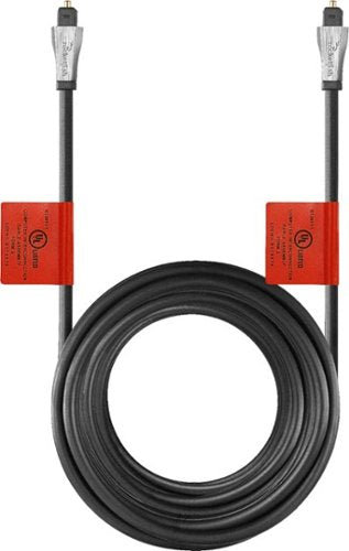 Rocketfish™ - 25' Toslink Optical Audio Cable - Black