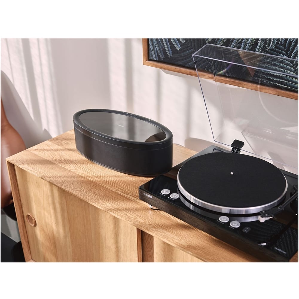Yamaha - TT-N503BL WiFi Music Streaming with MusicCast Turntable - Piano Black