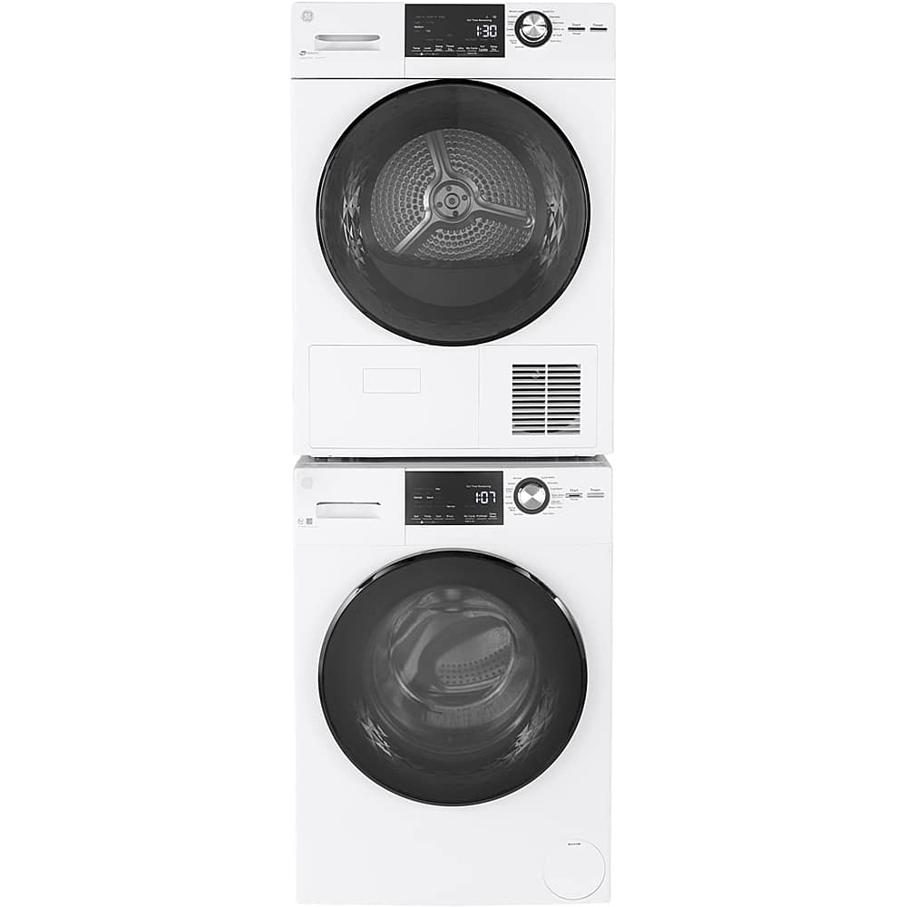 GE - 4.1 Cu. Ft. Stackable 13-Cycle Electric Dryer - White