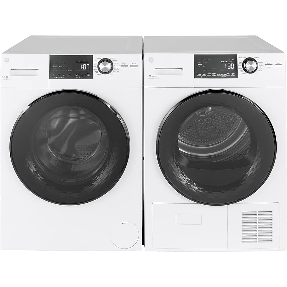 GE - 4.1 Cu. Ft. Stackable 13-Cycle Electric Dryer - White