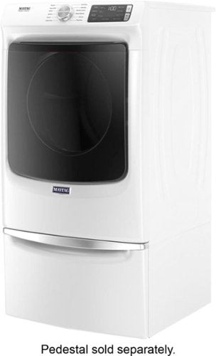 Maytag - 7.3 Cu. Ft. Stackable Electric Dryer with Steam and Extra Power Button - White