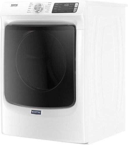Maytag - 7.3 Cu. Ft. Stackable Electric Dryer with Steam and Extra Power Button - White