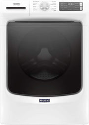 Maytag - 4.8 Cu. Ft. High Efficiency Stackable Front Load Washer with Steam and Fresh Hold - White
